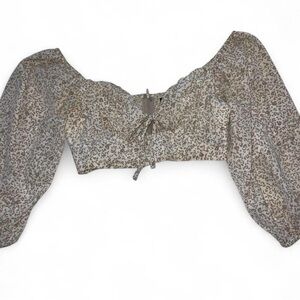 Women's leopard long Sleeve Top